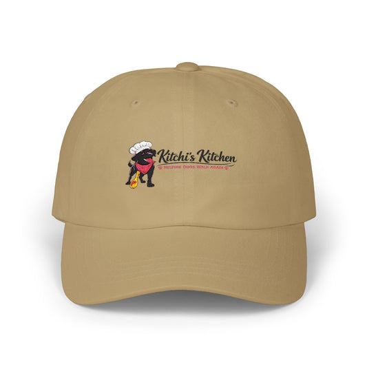 Kitchi's Kitchen Logo Dad Cap | Embroidered Dog Lover Hat | Unisex