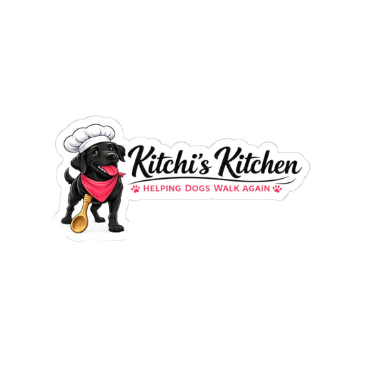 Kitchi's Kitchen Logo Kiss-Cut Sticker