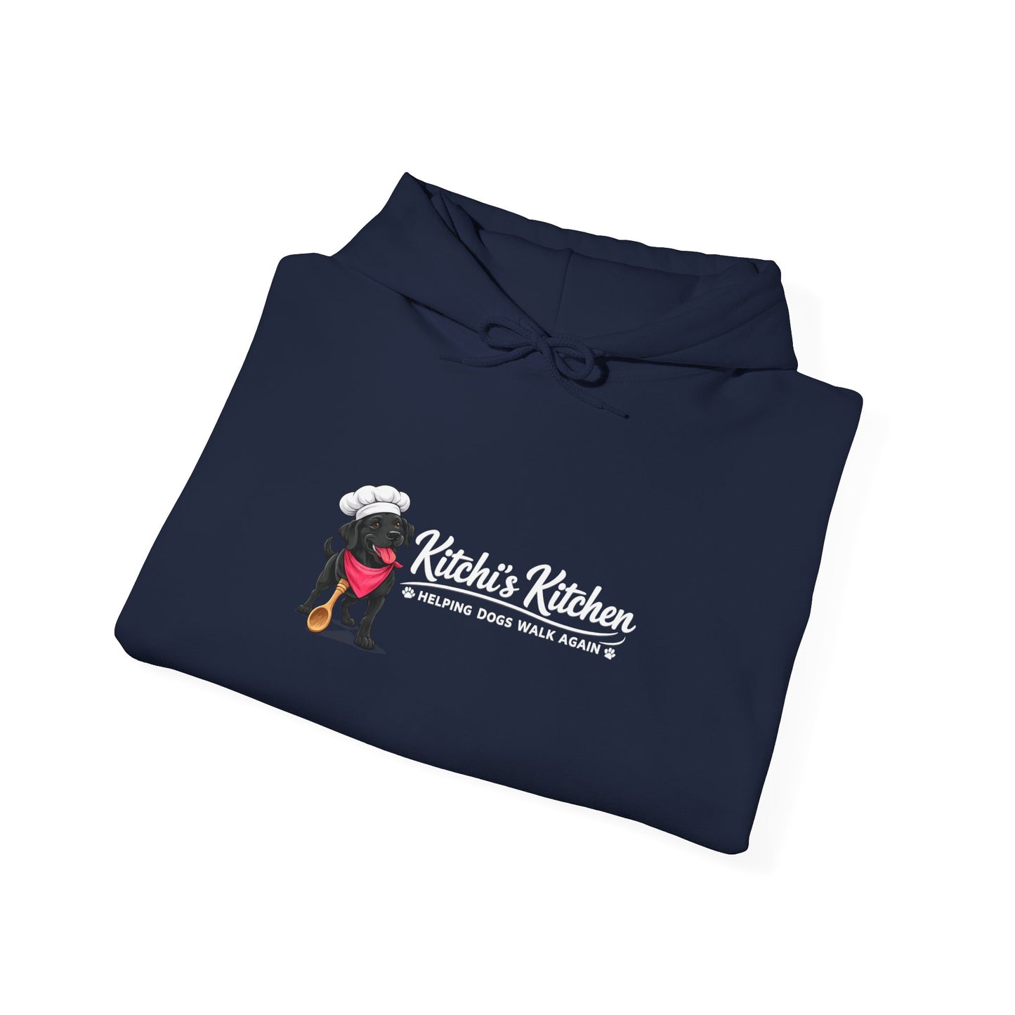 Kitchi's Kitchen Logo Hoodie | Every Paw Deserves a Chance | Unisex