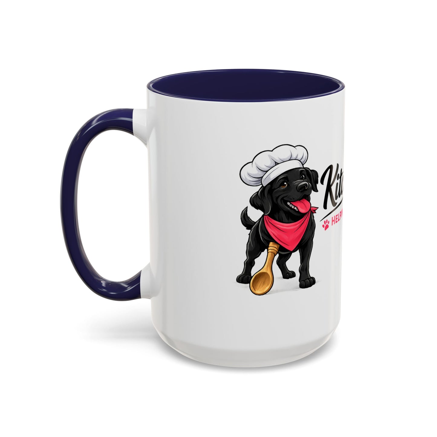 Kitchi's Kitchen Logo Accent Coffee Mug