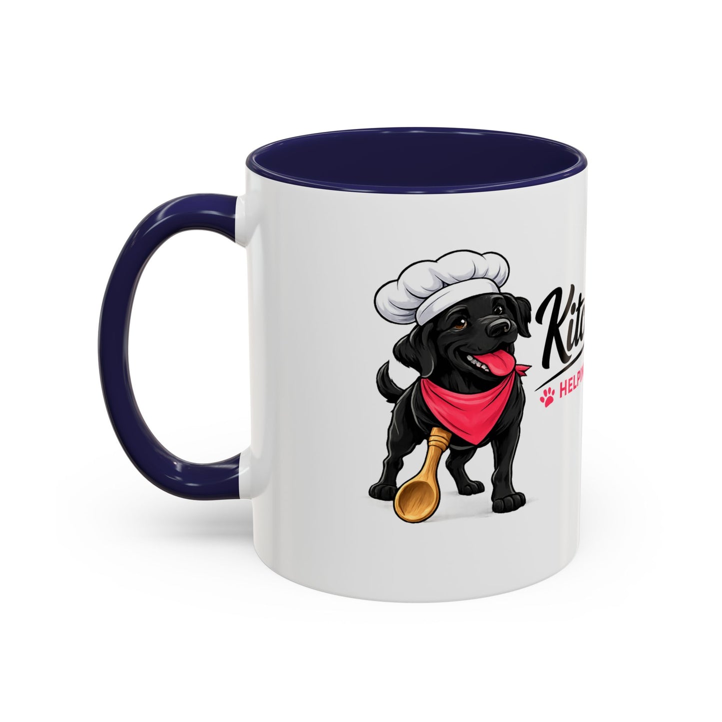 Kitchi's Kitchen Logo Accent Coffee Mug