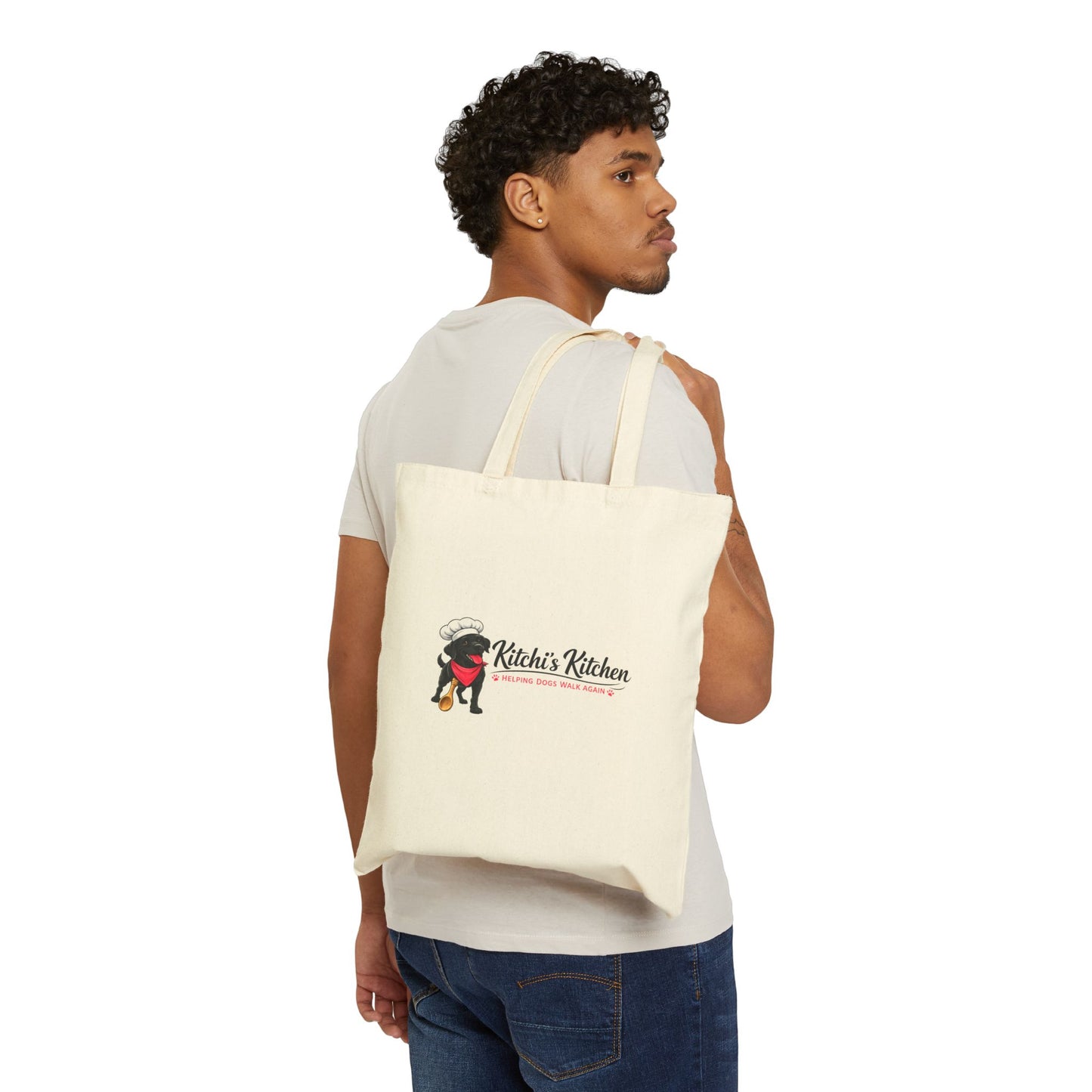 Kitchi's Kitchen Logo Cotton Canvas Tote Bag