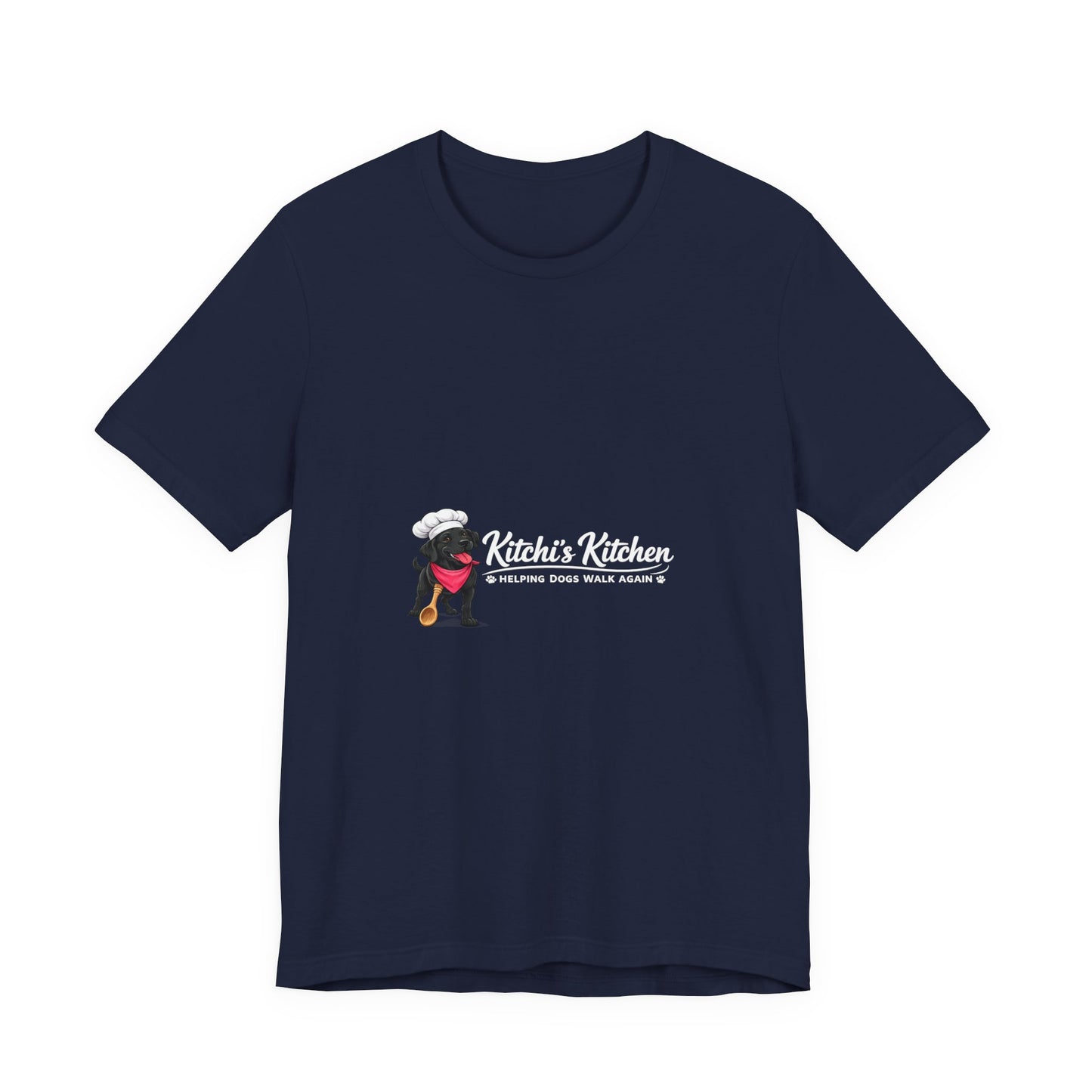 Kitchi's Kitchen Logo Tee | Every Paw Deserves a Chance | Unisex