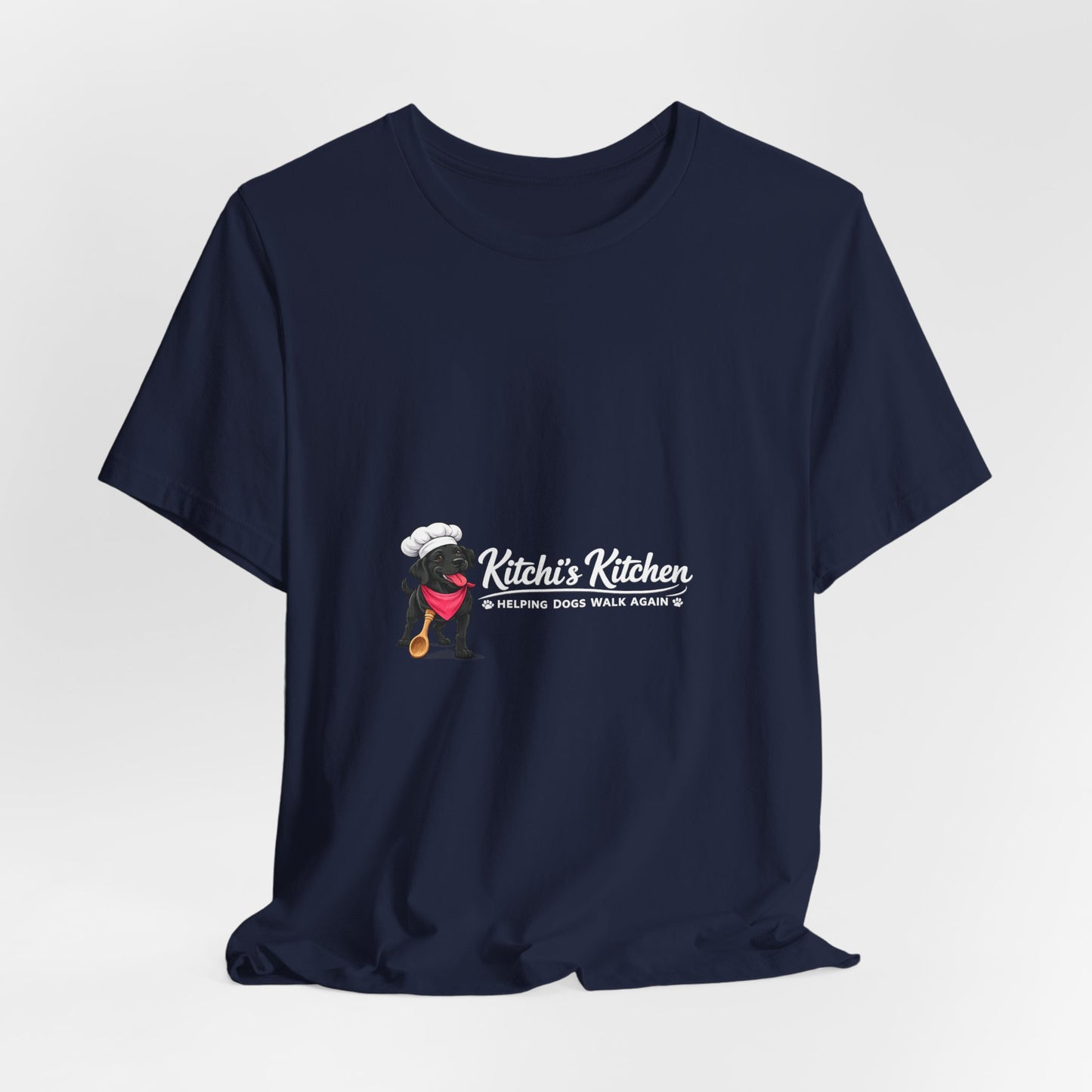 Kitchi's Kitchen Logo Tee | Every Paw Deserves a Chance | Unisex