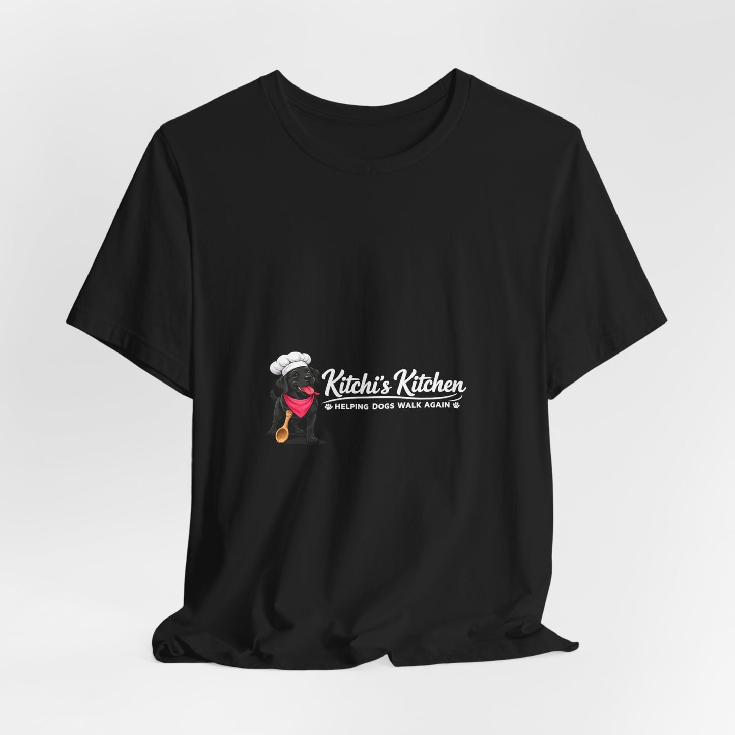 Kitchi's Kitchen Logo Tee | Every Paw Deserves a Chance | Unisex