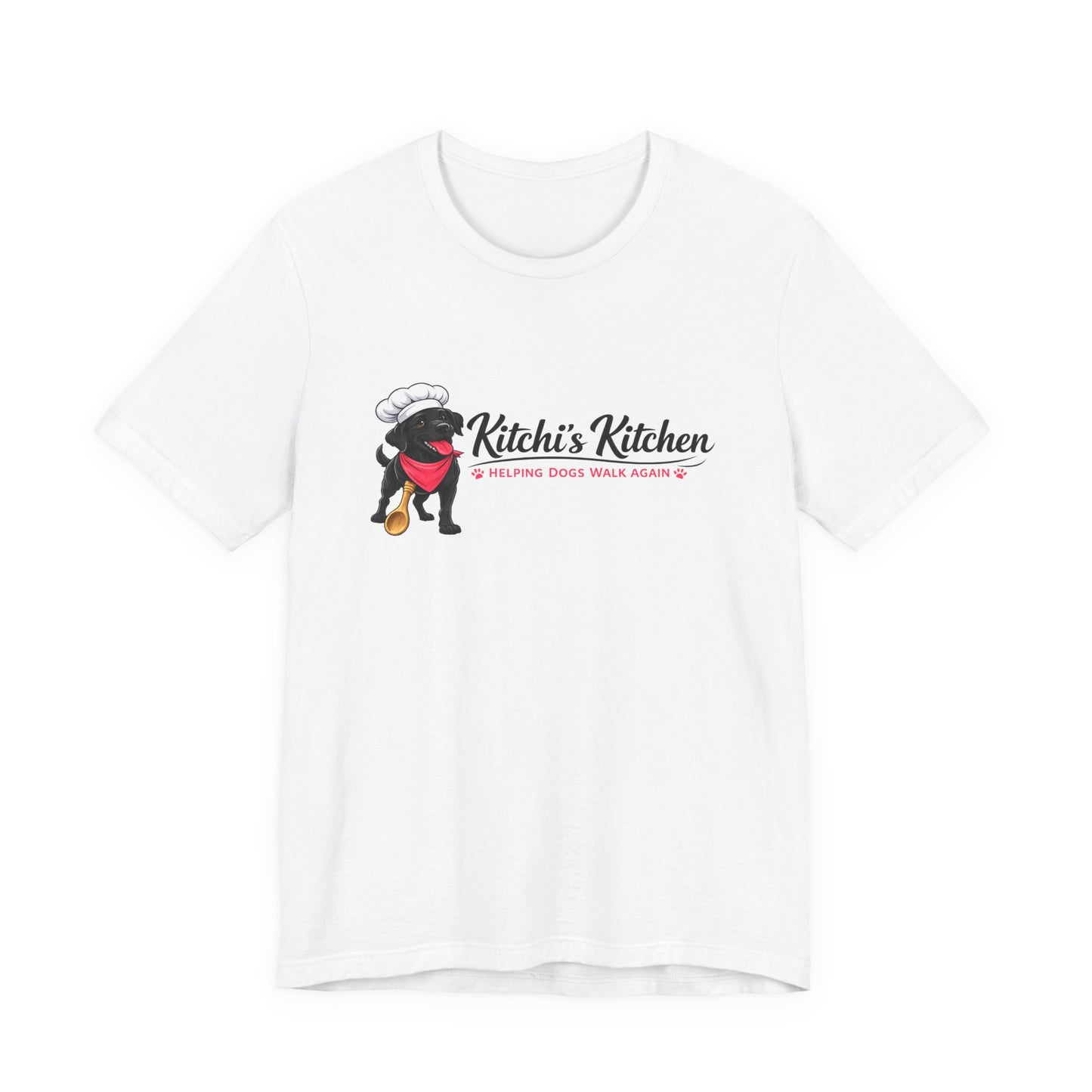 Kitchi's Kitchen Logo Tee | Every Paw Deserves a Chance | Unisex