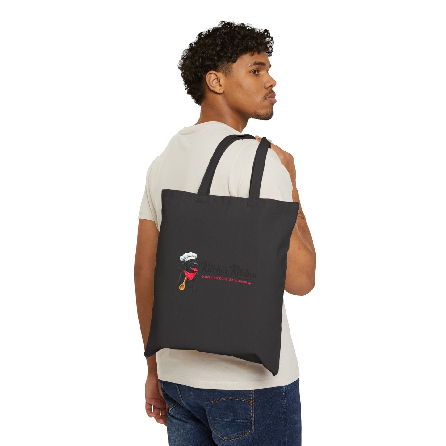 Kitchi's Kitchen Logo Cotton Canvas Tote Bag