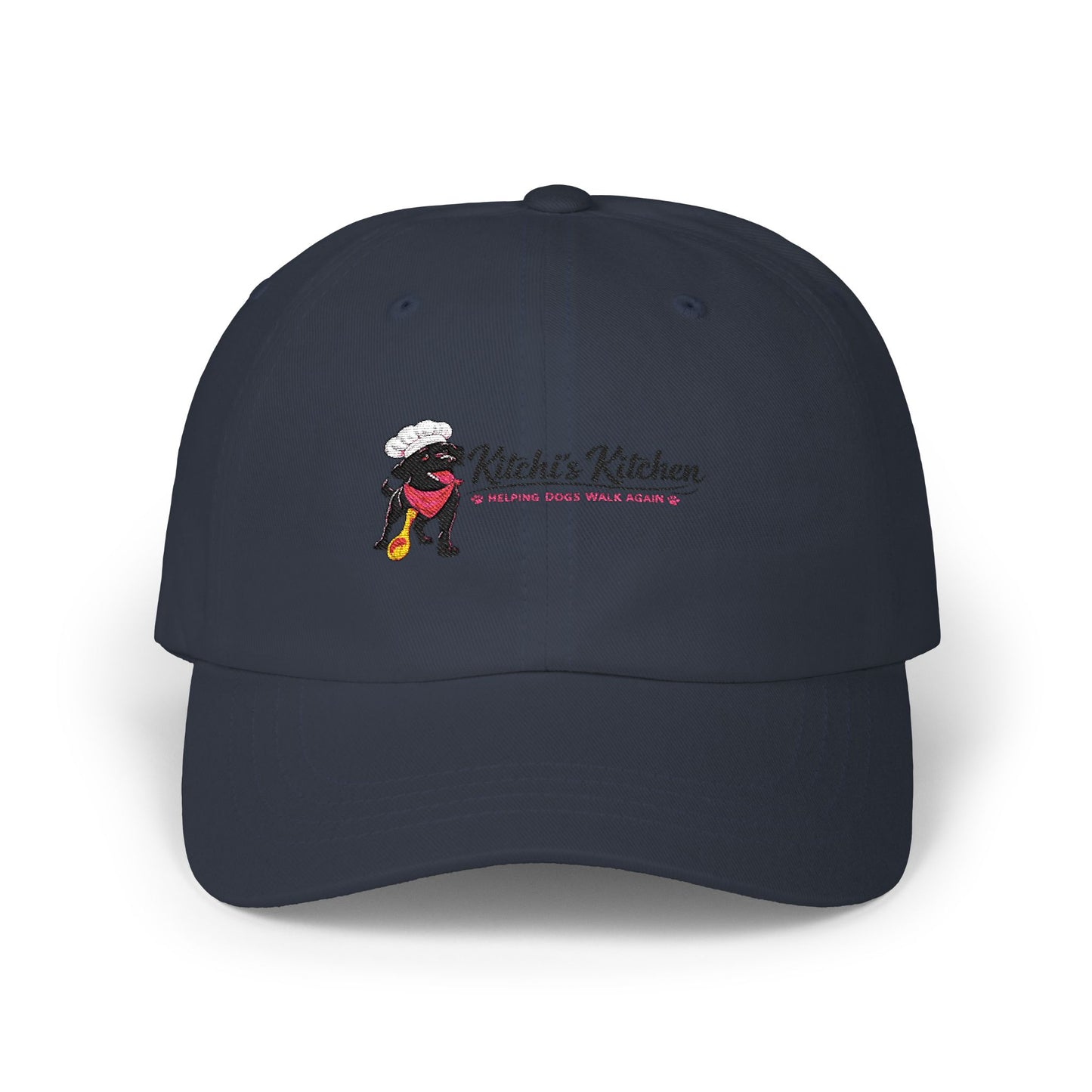 Kitchi's Kitchen Logo Dad Cap | Embroidered Dog Lover Hat | Unisex