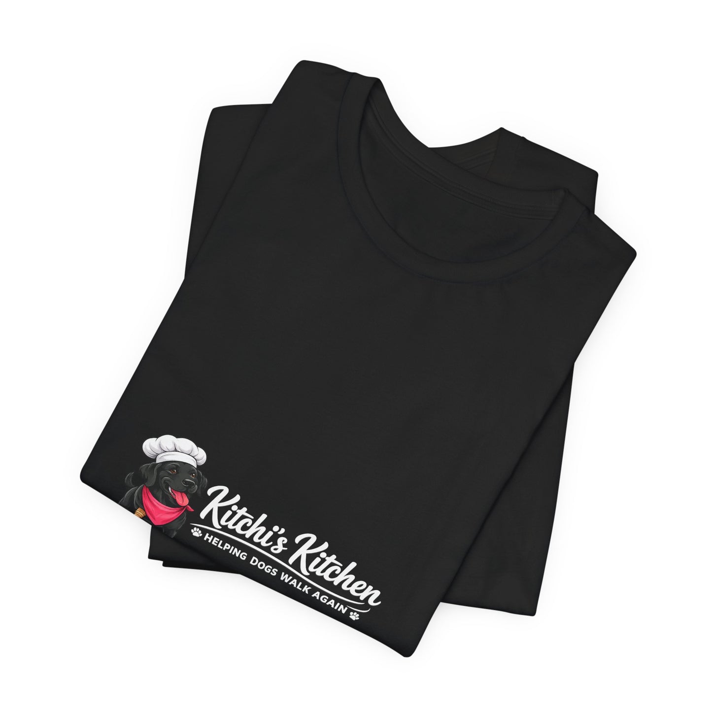Kitchi's Kitchen Logo Tee | Every Paw Deserves a Chance | Unisex