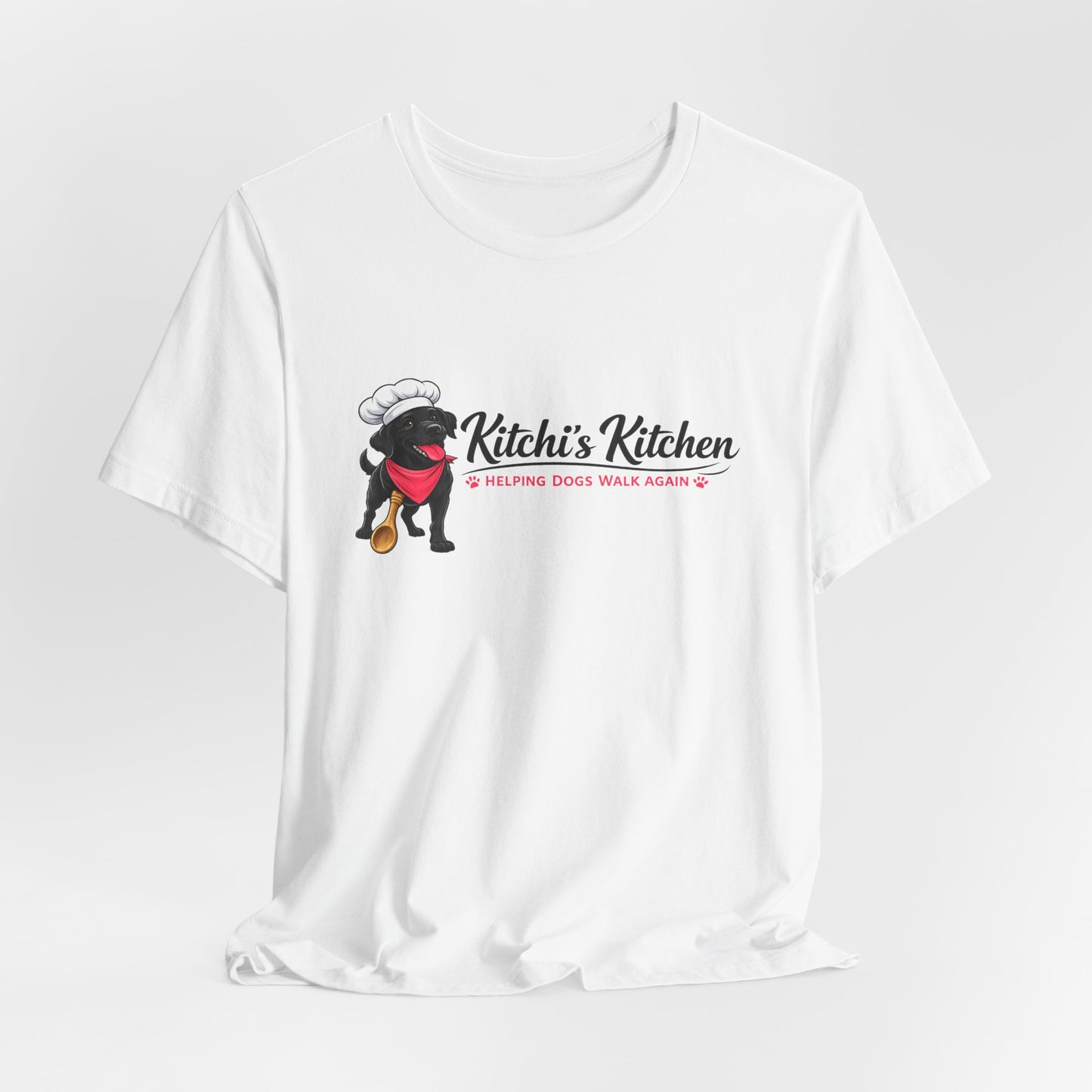 Kitchi's Kitchen Logo Tee | Every Paw Deserves a Chance | Unisex