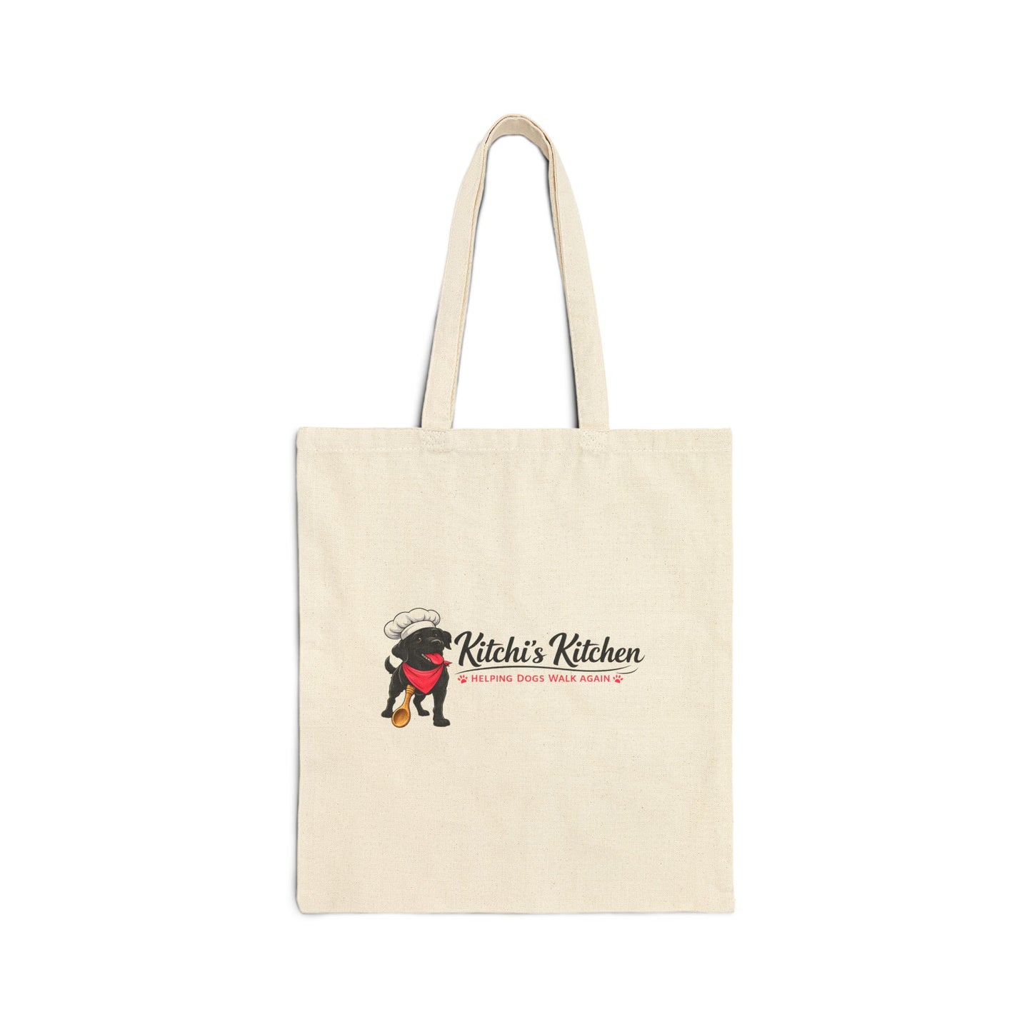 Kitchi's Kitchen Logo Cotton Canvas Tote Bag