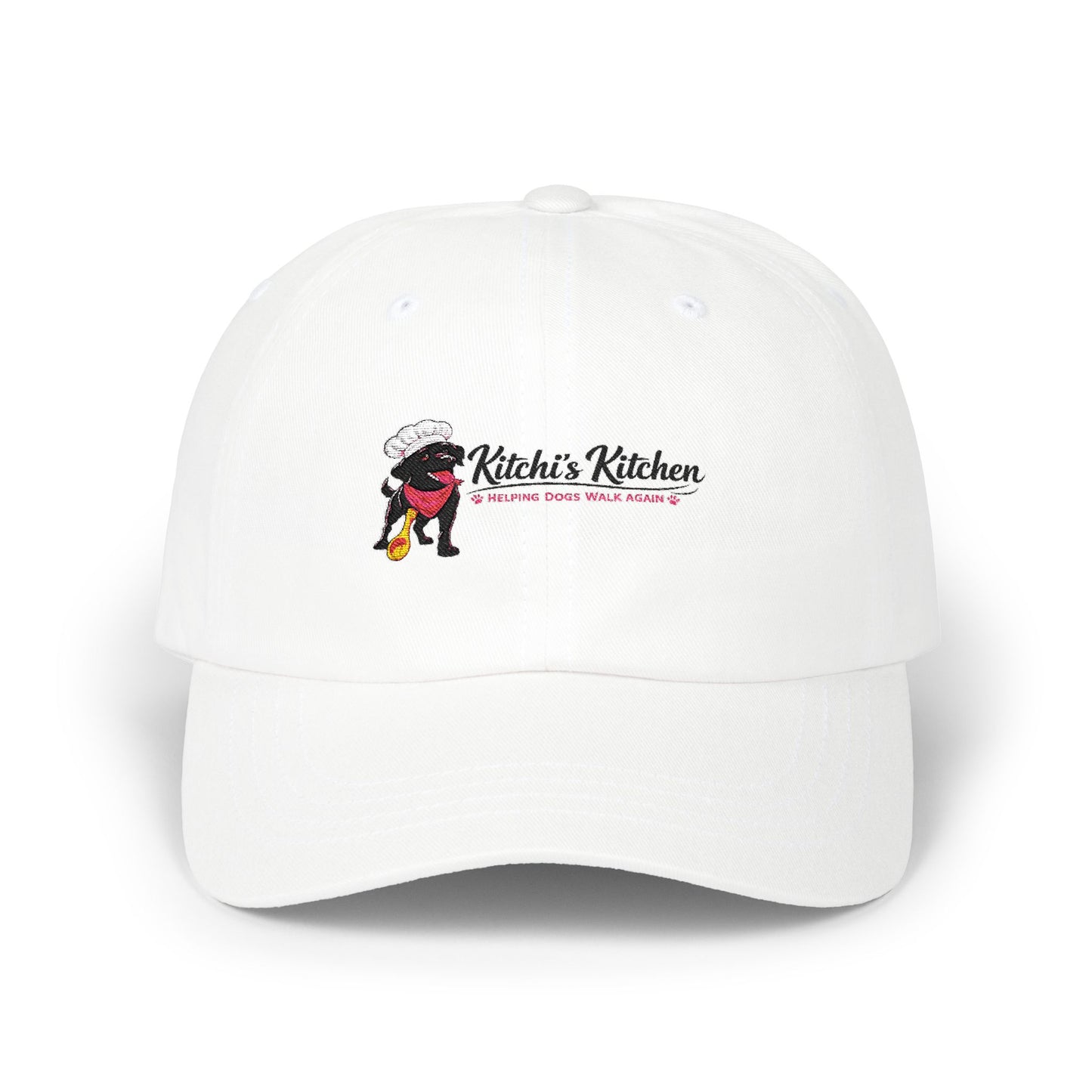 Kitchi's Kitchen Logo Dad Cap | Embroidered Dog Lover Hat | Unisex
