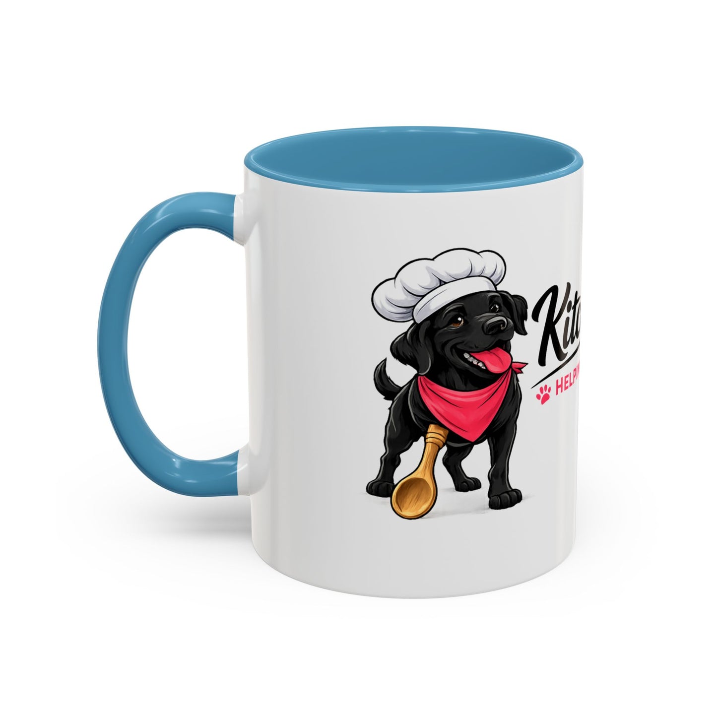 Kitchi's Kitchen Logo Accent Coffee Mug