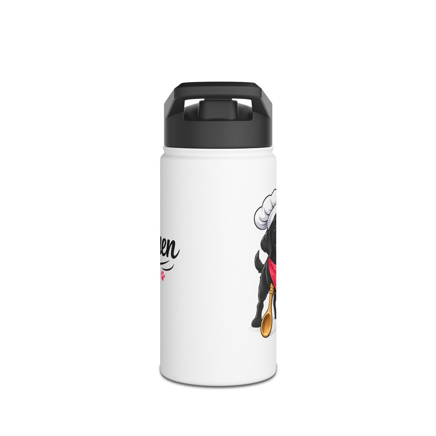 Kitchi's Kitchen Logo Stainless Steel Water Bottle