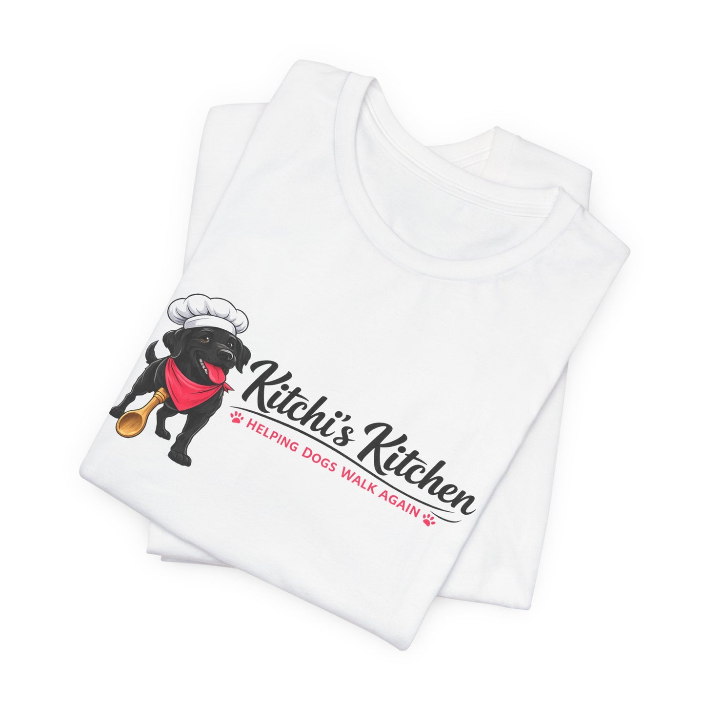 Kitchi's Kitchen Logo Tee | Every Paw Deserves a Chance | Unisex