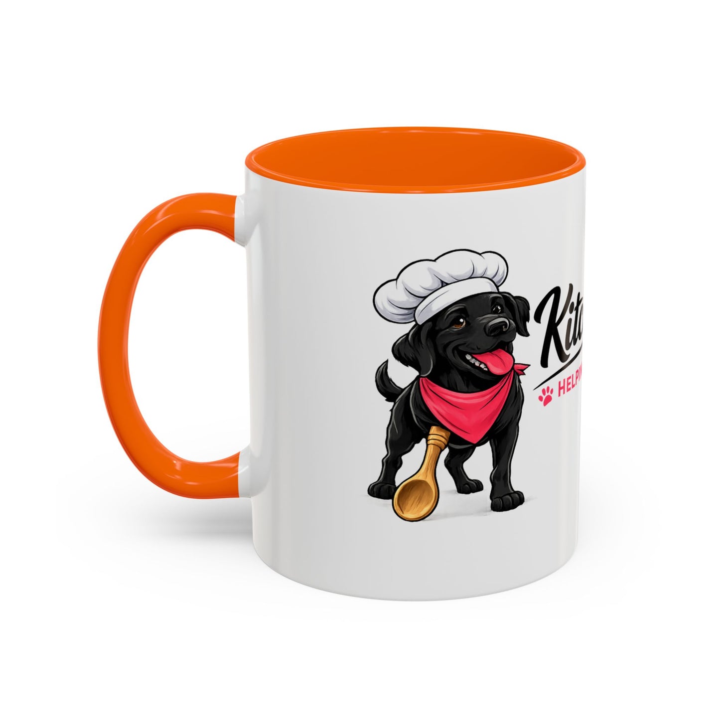 Kitchi's Kitchen Logo Accent Coffee Mug