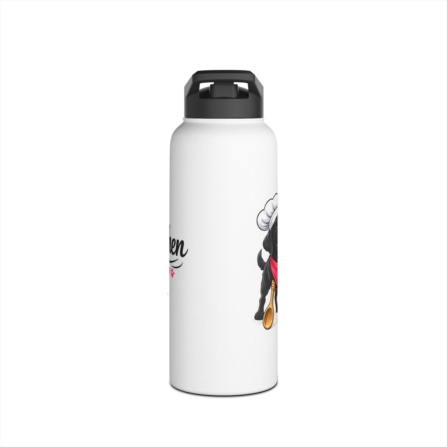 Kitchi's Kitchen Logo Stainless Steel Water Bottle