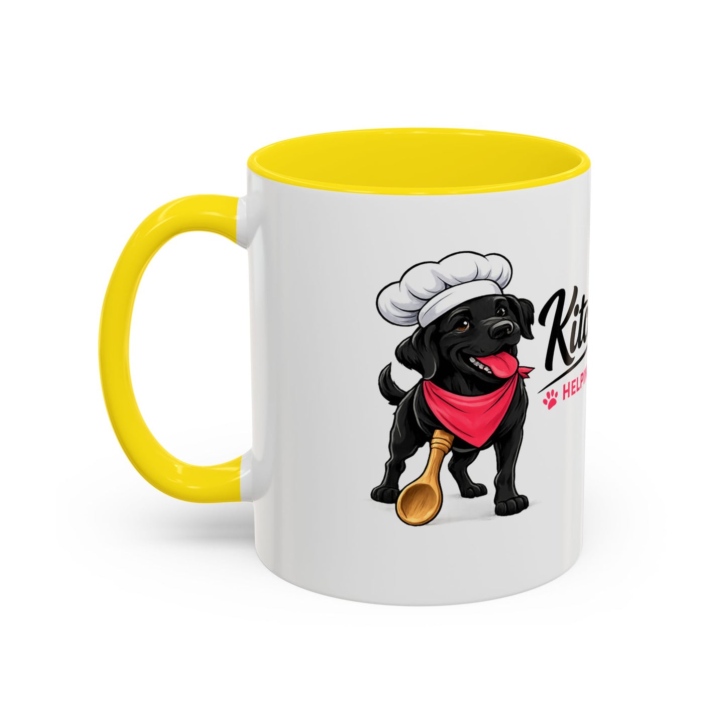 Kitchi's Kitchen Logo Accent Coffee Mug