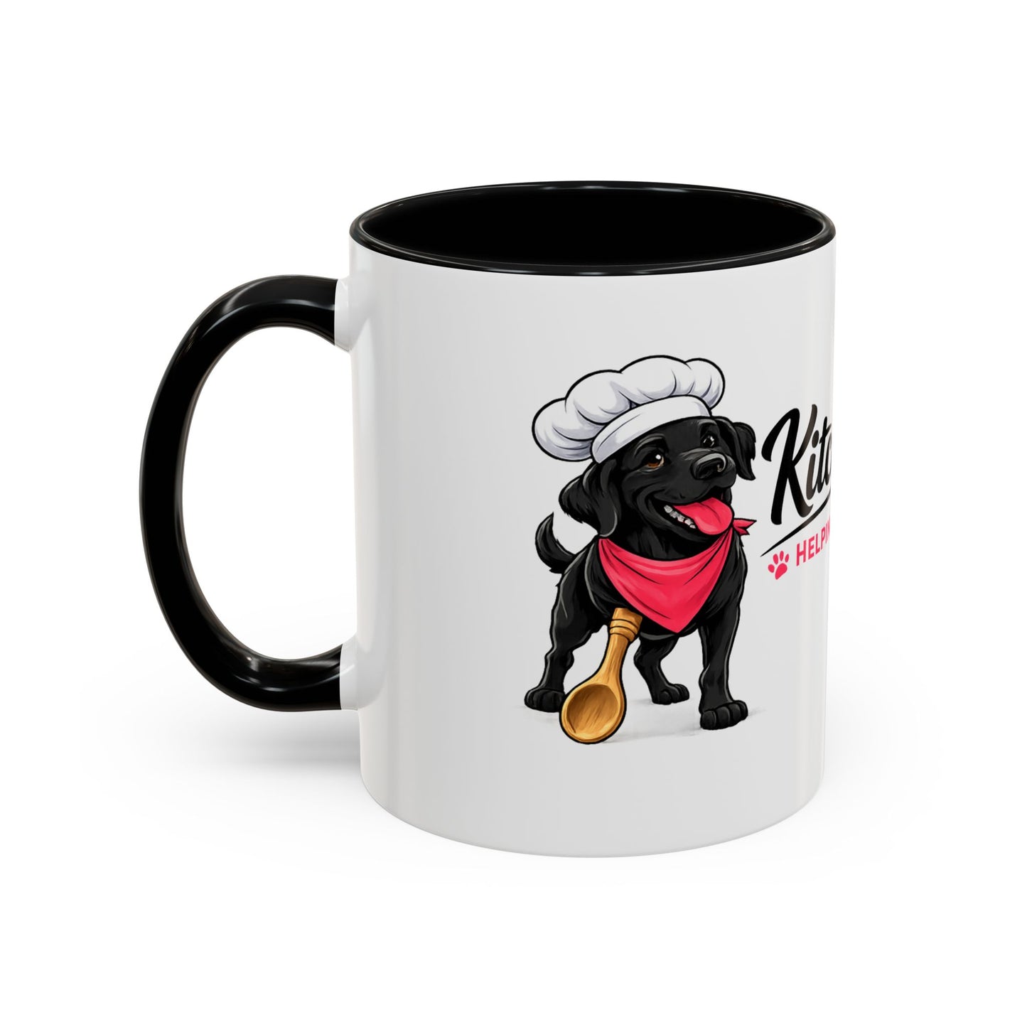 Kitchi's Kitchen Logo Accent Coffee Mug