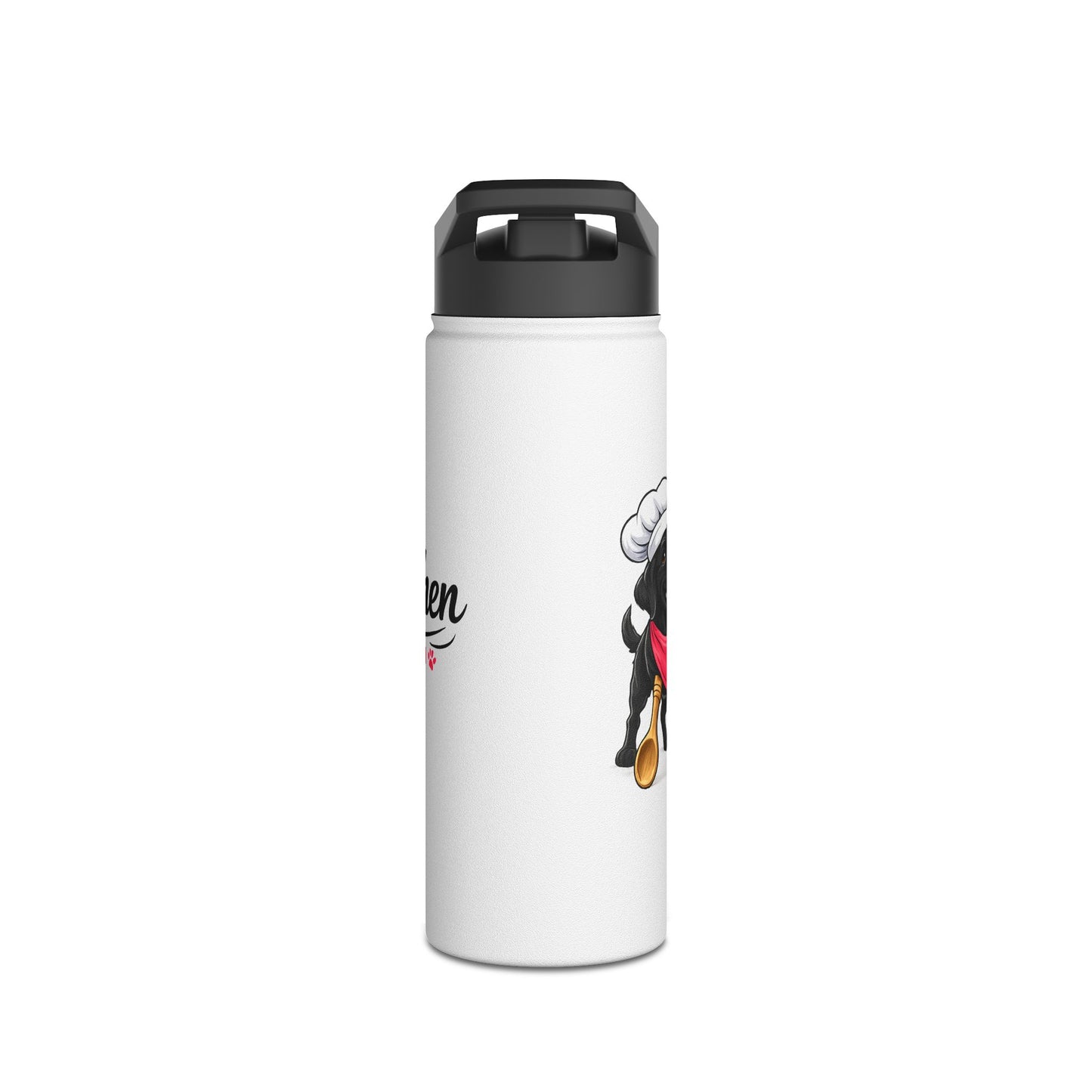 Kitchi's Kitchen Logo Stainless Steel Water Bottle