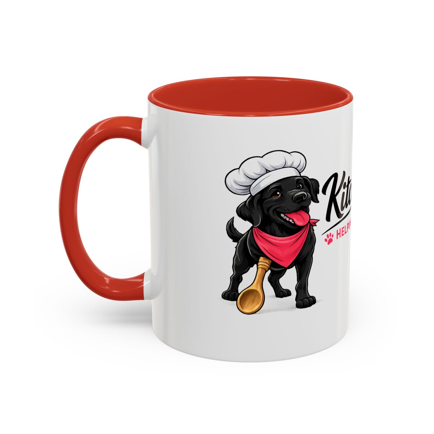 Kitchi's Kitchen Logo Accent Coffee Mug