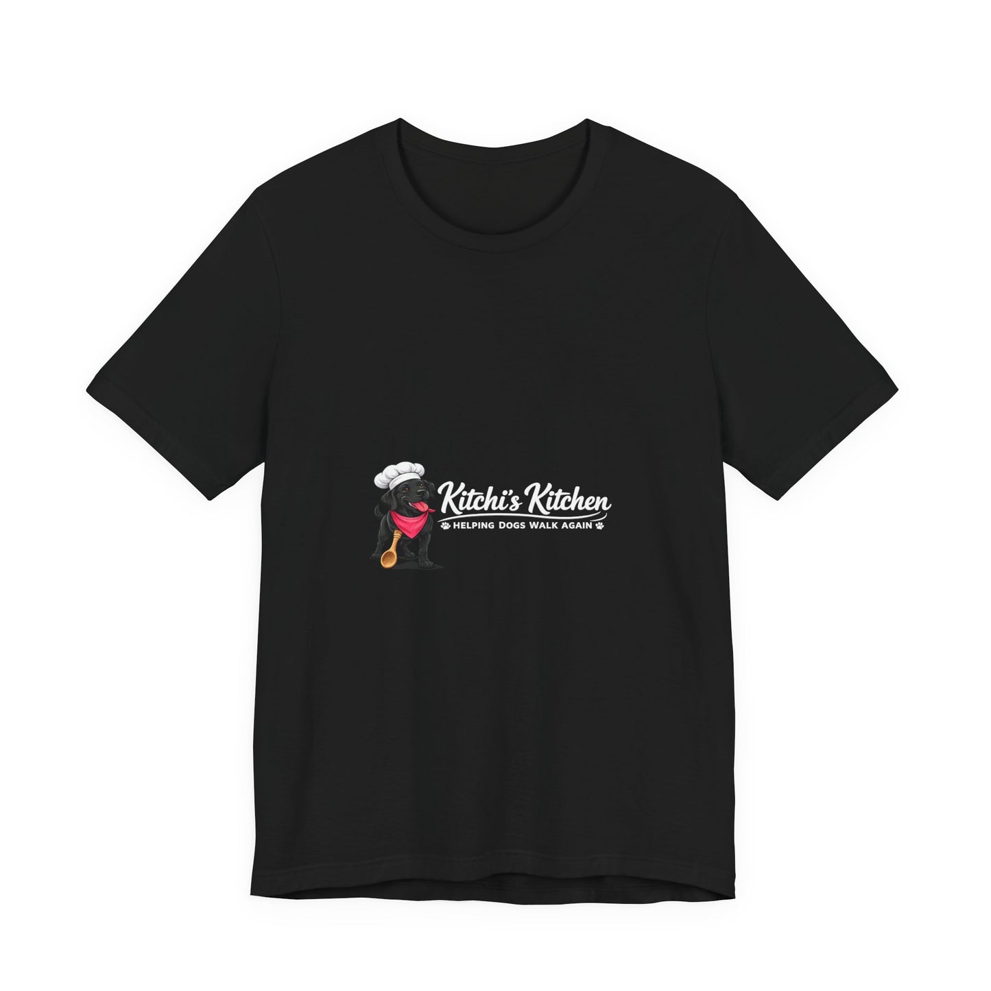 Kitchi's Kitchen Logo Tee | Every Paw Deserves a Chance | Unisex