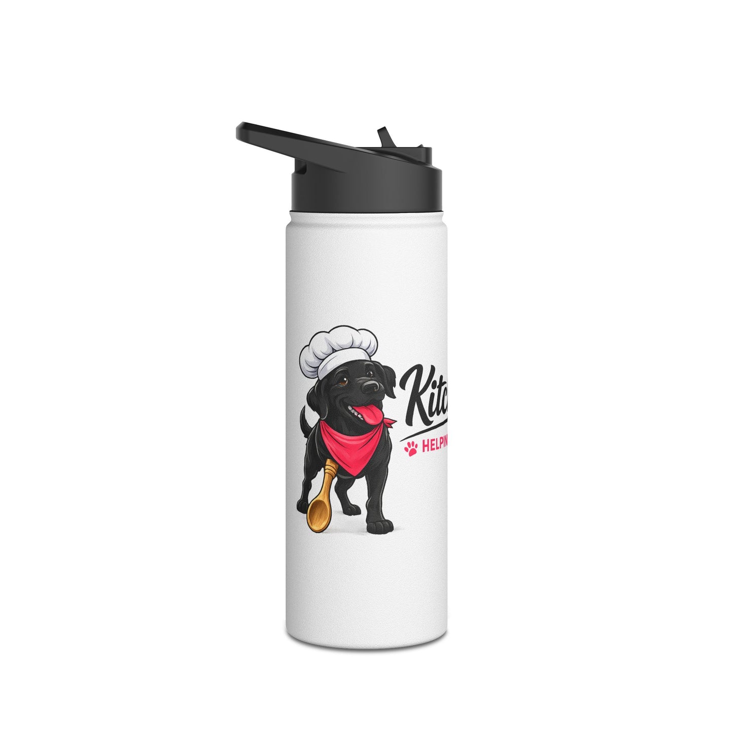Kitchi's Kitchen Logo Stainless Steel Water Bottle