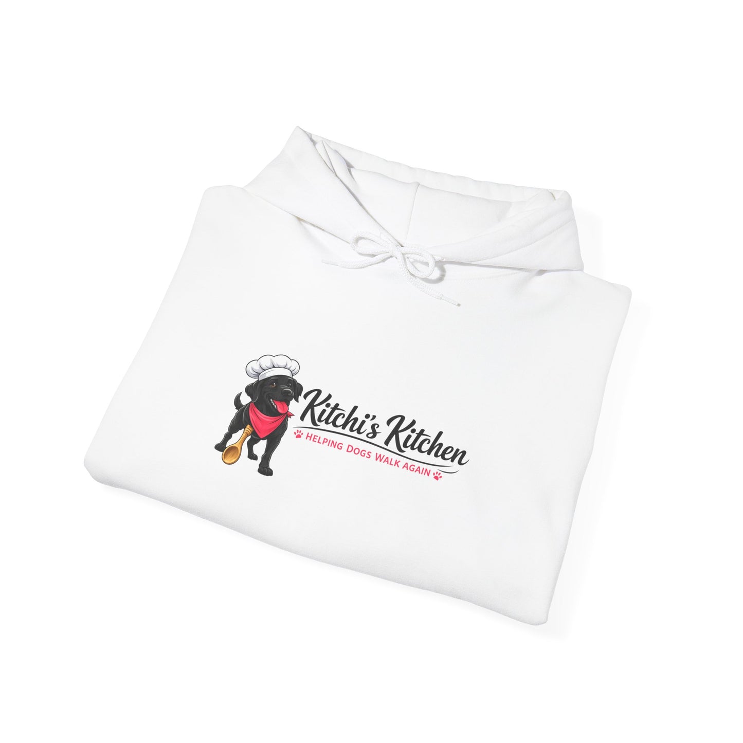 Kitchi's Kitchen Logo Hoodie | Every Paw Deserves a Chance | Unisex